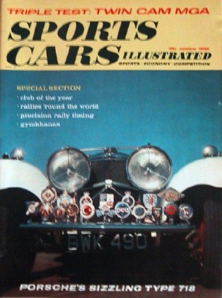 SPORTS CARS ILLUSTRATED 1958 OCT - MGA TWIN, 718
